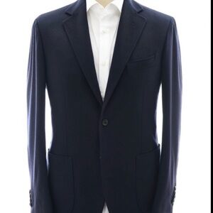 Sartorio by Kiton navy cashmere blazer 43R US/ 54R Italian